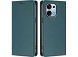 Custodia In Pelle Per Oppo A6 Pro 5G/Oppo A6 Pro 4G, Custodia Magnetica In Finto Cuoio Con Supporto Verde