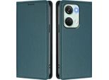 Custodia Per Telefono Cellulare Per Oneplus Nord 3, Flip Cover In Finto Cuoio Antiurto Custodia Magnetica Con Supporto Verde