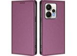 Custodia In Pelle Per Realme 15 /Realme 15 Pro 5G, Flip Case Magnetico In Finto Cuoio Con Supporto Viola