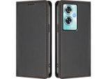 Custodia In Pelle Per Oneplus Nord N30 Se, Custodia Flip Magnetica In Finto Cuoio Con Supporto Nero
