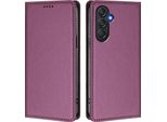 Custodia In Pelle Per Samsung Galaxy M54 5G, Flip Case Magnetico In Finto Cuoio Con Supporto Purple