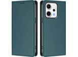 Custodia Per Telefono Cellulare Per Oppo Reno14 /Reno14 F 5G, Custodia Magnetica Antiurto Flip Cover In Finto Cuoio Con Supporto Verde