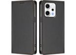Custodia Per Telefono Cellulare Per Oppo Reno14 /Reno14 F 5G,Poliuretanopelle Flip Cover Antiurto Custodia Magnetica Con Supporto Nero
