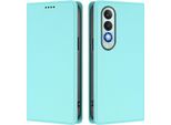 Custodia In Pelle Per Oneplus Nord CE4, Custodia Magnetica In Finto Cuoio Flip Con Supporto Verde Menta
