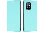 Custodia In Pelle Per Oppo A94 5G, Custodia Magnetica In Finto Cuoio Flip Con Supporto Verde Menta