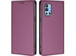 Custodia In Pelle Per Oneplus 8T /Oneplus 9R, Custodia Magnetica In Finto Cuoio Con Supporto Viola