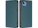 Custodia Per Telefono Cellulare Per Sharp Aquos Wish5, Custodia Magnetica Antiurto Con Supporto In Finto Cuoio Flip Cover Verde