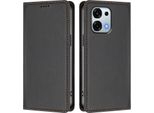 Custodia Per Telefono Cellulare Per Oppo A6 Pro 5G/Oppo A6 Pro 4G, Flip Cover In Finto Cuoio Antiurto Magnetica Con Supporto Nero