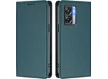 Custodia Per Telefono Cellulare Per Oneplus Nord N300, Flip Cover In Finto Cuoio Antiurto Custodia Magnetica Con Supporto Verde