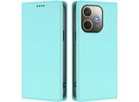 Custodia Per Oppo A5 Pro 4G/A5 Pro 5G, Flip Cover In Finto Cuoio Antiurto Magnetica Con Supporto Turchese