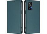Custodia In Pelle Per Realme Gt 5G/Realme Gt Neo, Custodia Flip Magnetica In Finto Cuoio Con Supporto Verde