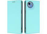 Custodia Per Telefono Cellulare Per Sharp Aquos Wish5, Custodia Magnetica Antiurto Con Supporto In Finto Cuoio Flip Cover Turchese
