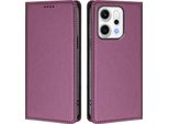 Custodia Per Telefono Cellulare Per Oppo Reno14 /Reno14 F 5G,Poliuretanopelle Flip Cover Antiurto Custodia Magnetica Con Supporto Viola
