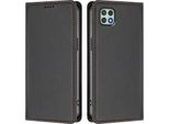 Custodia In Pelle Per Samsung Galaxy A22 5G, Flip Case Magnetico In Finto Cuoio Con Supporto Nero
