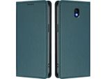 Custodia Per Telefono Cellulare Per Samsung Galaxy J3 2017,Poliuretanopelle Flip Cover Antiurto Magnetica Con Supporto Verde