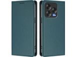 Custodia In Pelle Per Zte Blade V70 Vita/Blade V70 Design/Nubia V70 Design, Custodia Magnetica In Finto Cuoio Flip Con Supporto Verde