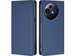 Custodia Per Cellulare Per Tcl 50 Pro Nxtpaper, Custodia Magnetica Antiurto In Finto Cuoio Flip Cover Con Supporto Blu Scuro