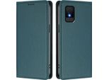 Custodia Per Telefono Cellulare Per Tcl 502, Custodia Magnetica Antiurto Con Supporto In Finto Cuoio Flip Cover Verde
