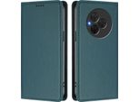 Custodia Per Cellulare Per Tcl Nxtpaper 60 Ultra, Flip Cover In Finto Cuoio Antiurto Magnetica Con Supporto Verde