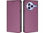 Custodia In Pelle Per Xiaomi Civi 5 Pro, Custodia Flip Magnetica In Finto Cuoio Con Supporto Viola