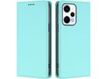 Custodia In Pelle Per Xiaomi Poco F5/Redmi Note 12 Turbo 5G, Custodia Flip Magnetica In Finto Cuoio Con Supporto Verde Menta