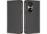 Custodia In Pelle Per Ulefone Note 17 Pro, Flip Case Magnetico In Finto Cuoio Con Supporto Nero
