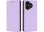 Custodia Per Telefono Cellulare Per Ulefone Note 19, Flip Cover In Finto Cuoio Antiurto Magnetica Con Supporto Viola