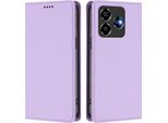 Custodia Per Cellulare Per Zte Blade V60 Vita/V60 Design/Axon 60 Lite,Poliuretanoleather Flip Cover Custodia Magnetica Antiurto Con Supporto Viola