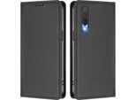 Custodia In Pelle Per Xiaomi Mi CC9 / Mi 9 Lite, Flip Case Magnetico In Finto Cuoio Con Supporto Nero
