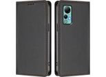 Custodia Per Telefono Cellulare Per Ulefone Note 14, Flip Cover In Finto Cuoio Antiurto Magnetica Con Supporto Nero