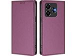 Custodia In Pelle Per Zte Blade V60 Vita/V60 Design/Axon 60 Lite, Custodia Flip Magnetica In Finto Cuoio Con Supporto Viola