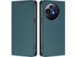 Custodia Per Telefono Cellulare Per Tcl 50 Pro Nxtpaper, Custodia Magnetica Antiurto Con Supporto In Finto Cuoio Flip Cover Verde