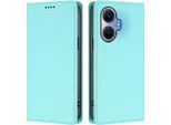 Custodia In Pelle Per Xiaomi Poco F7/Redmi Turbo 4 Pro, Custodia Flip Magnetica In Finto Cuoio Con Supporto Verde Menta