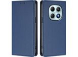 Custodia Per Xiaomi Redmi Note 15 4G, Flip Cover In Finto Cuoio Antiurto Magnetica Con Supporto Blu Scuro