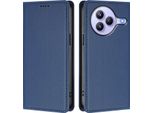 Custodia In Pelle Per Xiaomi Civi 5 Pro, Custodia Magnetica In Finto Cuoio Con Supporto Blu Scuro