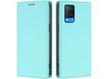 Custodia Per Telefono Cellulare Per Oppo A54 4G/A54S/A55 5G/A16/A16S/A55S 5G/A53S 5G/A56 5G, Custodia In Finto Cuoio Flip Cover Antiurto Magnetica Con Supporto Turchese