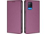 Custodia Per Telefono Cellulare Per Oppo A54 4G/A54S/A55 5G/A16/A16S/A55S 5G/A53S 5G/A56 5G, Custodia In Finto Cuoio Flip Cover Antiurto Magnetica Con Supporto Viola