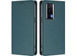 Custodia Per Telefono Cellulare Per Xiaomi Poco F5 Pro/Redmi K60/K60 Pro, Flip Cover In Finto Cuoio Antiurto Magnetica Con Supporto Verde