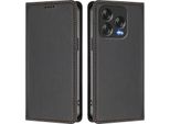 Custodia Per Cellulare Per Zte Blade V70 Vita/Blade V70 Design/Nubia V70 Design,Poliuretanoleather Flip Cover Custodia Magnetica Antiurto Con Supporto Nero