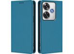 Custodia In Pelle Per Xiaomi Poco F6, Custodia Flip Magnetica In Finto Cuoio Con Supporto Lago Blu