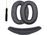 Inf Cuscinetti Auricolari E Fascia Di Ricambio Per Sony WH-1000XM2/MDR-1000X Nero