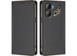 Custodia Per Telefono Cellulare Per Zte Nubia Neo 3, Flip Cover In Finto Cuoio Antiurto Custodia Magnetica Con Supporto Nero