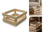 Scatola Di Legno In Pino 40X30X17 Cm Ecologica Naturale Per Riporre Oggetti In Casa