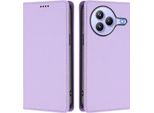 Custodia In Pelle Per Xiaomi Civi 5 Pro, Custodia Magnetica In Finto Cuoio Con Supporto Viola Chiaro