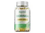 Moringa 1000Mg (120 Capsule) Integratore Alimentare, Intestino, Salute Intestinale, Metabolismo, Sistema Immunitario, Capelli, Pelle, Articolazioni, Ossa, Energia