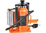 Vevor Cric Pneumatico A Bottiglia 20 T Capacità 260-495 Mm Gamma Di Sollevamento, Cric Pneumatico Idraulico/Manuale Cric Auto Con Pompa Per Suv Pickup Camion Camper Furgone Auto Riparazione