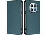 Custodia Per Xiaomi Redmi Note 15 4G, Flip Cover In Finto Cuoio Antiurto Magnetica Con Supporto Verde