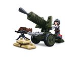 Sluban SL07122, Wwii - Mini Set Di Costruzioni Flak (88 Pezzi) [M38-B0678A], Playset, Blocchetti Di Costruzioni A Morsetto, Soldatini Con Figure, Esercito Wwii, 4 Anni, Colorato