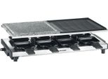 Macchina Per Raclette Per 8 Persone 1500W + Pietra Per Grigliare + Griglia Severin 2373