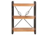 Syfax™ Libreria A 3 Ripiani 60X30X80 Cm In Legno Massello Di Acacia